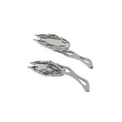 PartzBiz HD VT34-1245 - V-Twin 34-1245 Fireball Mirror Set Billet Chrome Pair Harley Metric 65-Up electra street road glide king softail dyna best for custom chopper bagger skull