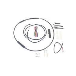 PartzBiz HD VT36-1605 - V-Twin 36-1605 12"-14" Handlebar Cable Brake Line Kit Harley FLH/T w/o ABS 08-13 throttle wire best for buy davidson handlebar electra road street glide king