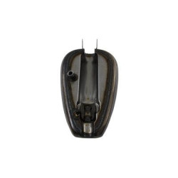 PartzBiz HD VT38-0133 - V-Twin 38-0133 Raw Steel King 3.2 Gallon Gas Tank Harley Sportster XL 82-94 Harley Softail custom chopper bobber bike motorcycle best new upgrade replacement FLST FXST 61218-85