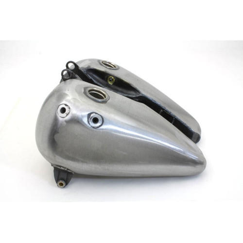 PartzBiz HD: 4401110-V-Twin 38-0566 Raw Bobbed 3.5 Gallon Gas Fuel Tank H-D Softail FXST FLST 84-99 custom chopper bobber bike motorcycle best new upgrade replacement FLST FXST 61218-85