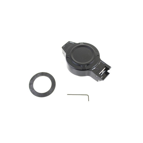 PartzBiz HD: 4401076-V-Twin 38-0882 Flip Up Gas Cap Vented Black Harley Softail Dyna Sportster 96-Up