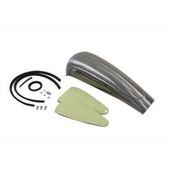 PartzBiz HD VT39-0461 - V-Twin 39-0461 Raw Steel Dash Cover Stash Box 1997-2007 Harley Touring FLH/T Electra Road Street Glide Chopper Bobber Custom Motorcycle Storage Cargo