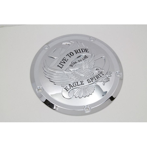 PartzBiz HD: 4401055-V-Twin 42-0226 Chrome Eagle Spirit Derby Cover American Pride USA 16-19 Harley Davidson Custom Chopper Bagger touring Replacement Upgrade PartzBiz HD: 4401055-V-Twin 42-0226 Chrome Eagle Spirit Derby Cover American Pride USA 16-19 Harley Davidson Custom Chopper Bagger touring Replacement Upgrade