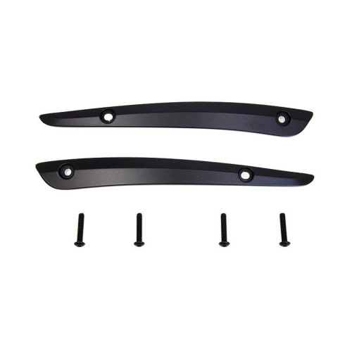 PartzBiz HD: 4401057-V-Twin 42-0235 Black Split Windshield Trim Set OE 57400320 Harley FLTR 2015-UP electra street glide ที่ดีที่สุดสำหรับการอัพเกรดเปลี่ยน davidson