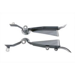 PartzBiz HD VT42-1107 - V-Twin 42-1107 Chrome Saddlebag Filler Panel Kit 06-08 Harley Davidson Street Glide FLHX Touring Tour Bagger Dresser Saddle Bag Custom Vintage Motorcycle Chopper Bike Stretched Bags Upgrade Replacement PartzBiz HD VT42-1107 - V-Twin 42-1107 Chrome Saddlebag Filler Panel Kit 06-08 Harley Davidson Street Glide FLHX Touring Tour Bagger Dresser Saddle Bag Custom Vintage Motorcycle Chopper Bike Stretched Bags Upgrade Replacement