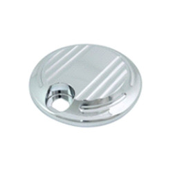 PartzBiz HD VT42-1208 - V-Twin 42-1208 Chrome Fuel Gas Tank Console Door Lid Cover Harley FLT 08-Up road Glide Touring Bagger Gas Cap Cover Best New Upgrade Chopper bobber Custom