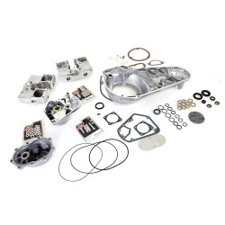 PartzBiz HD VT43-0564 - V-Twin 43-0564 Polished Engine Dress Up Kit Harley Shovelhead 70-84 electra road street glide big twin davidson replica replacement best for performance