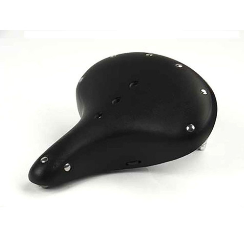 PartzBiz HD: 4401046-V-Twin 47-0610 อานเหล็กคู่ Solo Seat สีดำ Vintage Custom Harley เมตริกที่ดีที่สุดใหม่เปลี่ยนอัพเกรด Chopper Bobber classic vintage