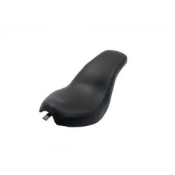 PartzBiz HD VT47-0776 - V-Twin 47-0776 Black Naugahyde Cobra Saddle Seat Harley Softail FXST FLST 06-17 best new custom chopper bobber upgrade