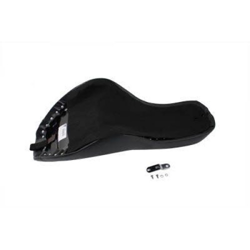 PartzBiz HD: 4401053-V-Twin 47-0987 Black Naugahyde Smoothie Saddle Seat H-D Softail FXST FLST 06-17 best new custom chopper bobber upgrade