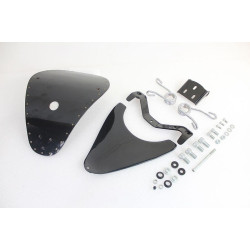 PartzBiz HD VT47-1809 - V-Twin 47-1809 Black Spring Mount Bates Bobber Solo Seat Kit Harley XL 04-Up Vintage Custom Harley Metric best new replacement upgrade chopper Bobber classic vintage
