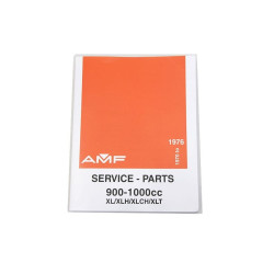 PartzBiz HD VT48-0922 - V-Twin 48-0922 XLH Sportster Service & Parts Manual 1970-1976 Harley XL Hugger