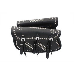 PartzBiz HD VT48-3182 - V-Twin 48-3182 Black Traveler Style Bags Indian Chief 22-53 PartzBiz HD VT48-3182 - V-Twin 48-3182 Black Traveler Style Bags Indian Chief 22-53