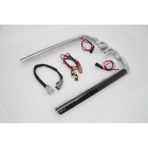 PartzBiz HD: 4401024-V-Twin 49-0000 Chrome Saddlebag LED Lamp Kit 14-18 Harley FLH/T Repl OE 68000082 Touring Bagger Dresser PartzBiz HD: 4401024-V-Twin 49-0000 Chrome Saddlebag LED Lamp Kit 14-18 Harley FLH/T Repl OE 68000082 Touring Bagger Dresser