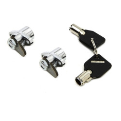 PartzBiz HD VT49-0729 - V-Twin 49-0729 Chrome Saddlebag Lock & Key Kit 93-13 Harley FLH/T Repl. 53710-93 PartzBiz HD VT49-0729 - V-Twin 49-0729 Chrome Saddlebag Lock & Key Kit 93-13 Harley FLH/T Repl. 53710-93