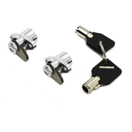 PartzBiz HD: 4401029-V-Twin 49-0729 Chrome Saddlebag Lock & Key Kit 93-13 Harley FLH/T Repl. 53710-93 PartzBiz HD: 4401029-V-Twin 49-0729 Chrome Saddlebag Lock & Key Kit 93-13 Harley FLH/T Repl. 53710-93