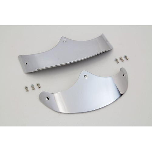 PartzBiz HD: 4401010-V-Twin 50-1230 ชุดปลายบังโคลน Chrome Smooth 59285-89 59286-89 Harley FLSTF 90-06