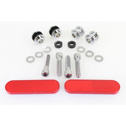 PartzBiz HD VT50-1690 - V-Twin 50-1690 Chrome Docking Hardware Kit for Sissy Bars and Racks FL FX 18-Up custom bagger chopper motorcycle seat passenger comfort best for Harley-Davidson M8 Softail FLFB FLFBS FXBR FXBRS 52300376 PartzBiz HD VT50-1690 - V-Twin 50-1690 Chrome Docking Hardware Kit for Sissy Bars and Racks FL FX 18-Up custom bagger chopper motorcycle seat passenger comfort best for Harley-Davidson M8 Softail FLFB FLFBS FXBR FXBRS 52300376
