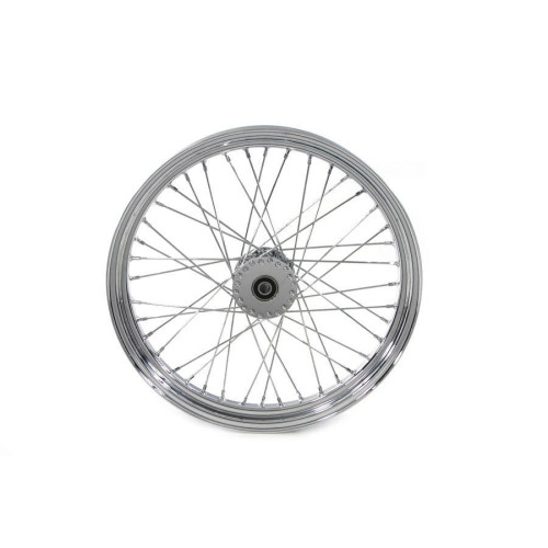 PartzBiz HD: 4400985-V-Twin 52-0231 ล้อ Chrome Billet Spool 40 Spoke 23x3 3/4 เพลา