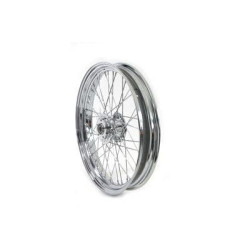 PartzBiz HD VT52-1212 - V-Twin 52-1212 Chrome 23" Front Spoke Wheel 3/4" Bearings Harley XL FXD 04-05