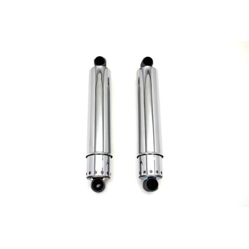 PartzBiz HD: 4400950-V-Twin 54-0101 Chrome 14-1/2" Covered Rear Shock Set Harley XL & K Model '52-'74