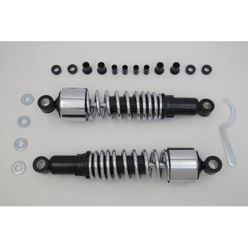 PartzBiz HD: 4400955-V-Twin 54-0780 Chrome 13 ” ชุดโช๊คหลังปรับได้ Harley Touring 95-Up PartzBiz HD: 4400955-V-Twin 54-0780 Chrome 13 ” ชุดโช๊คหลังปรับได้ Harley Touring 95-Up