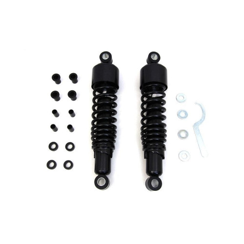 PartzBiz HD: 4400956-V-Twin 54-0873 Black 12-1/2" Rear Suspension Shock Set 95-18 Harley Touring FL PartzBiz HD: 4400956-V-Twin 54-0873 Black 12-1/2" Rear Suspension Shock Set 95-18 Harley Touring FL