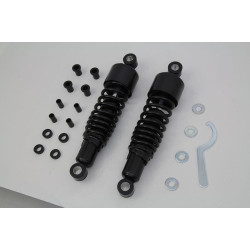 PartzBiz HD VT54-0875 - V-Twin 54-0875 Black 11-1/2" Rear Suspension Shock Set 95-18 Harley Touring FL