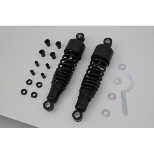 PartzBiz HD: 4400957-V-Twin 54-0875 Black 11-1/2" Rear Suspension Shock Set 95-18 Harley Touring FL PartzBiz HD: 4400957-V-Twin 54-0875 Black 11-1/2" Rear Suspension Shock Set 95-18 Harley Touring FL