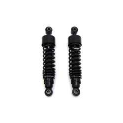 PartzBiz HD VT54-0934 - V-Twin 54-0934 Black 1" Lowered Rear Suspension Shock Set 06-18 Harley Sportster XL