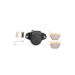 PartzBiz HD VT23-3056 - V-Twin Black 1 Piston Rear Caliper OE Repl 44050-87 Harley Big Twin 87-99