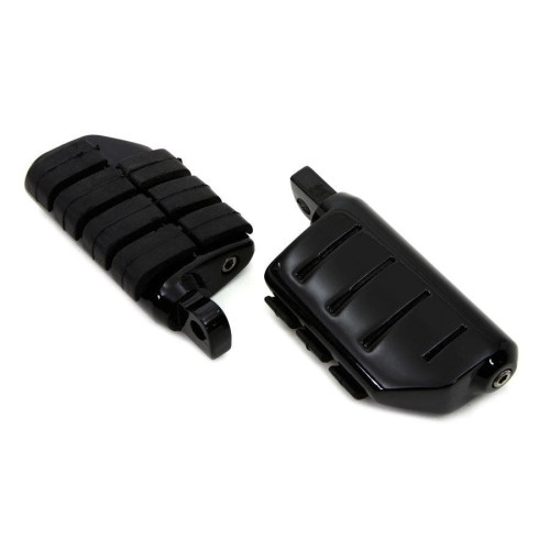 PartzBiz HD: 4400968-V-Twin Black Lions Paw Style Footpeg Set Male Mount Harley & Custom Chopper
