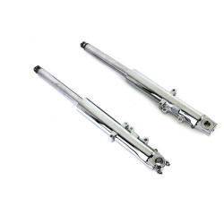 PartzBiz HD VT24-1337 - V-Twin Chrome 41mm Fork Slider Assembly OE Repl 46495-09 Harley Touring 00-13