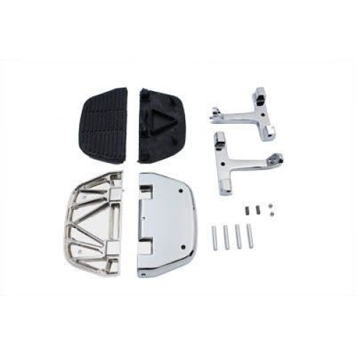 PartzBiz HD: 4400943-ที่วางเท้าผู้โดยสาร V-Twin Chrome รูปตัว D 53070-00A Harley FLT Touring 93-17 PartzBiz HD: 4400943-ที่วางเท้าผู้โดยสาร V-Twin Chrome รูปตัว D 53070-00A Harley FLT Touring 93-17