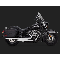 PartzBiz HD VH-16716 - Vance & Hines 16716 Chrome Eliminator 300 Slip On ท่อไอเสีย 18-Up Softail M8 PartzBiz HD VH-16716 - Vance & Hines 16716 Chrome Eliminator 300 Slip On ท่อไอเสีย 18-Up Softail M8