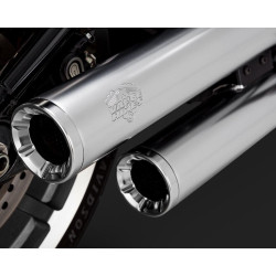 PartzBiz HD VH-16722 - Vance & Hines 16722 Chrome Eliminator 300 Slip On Mufflers 18-Up Softail M8 FXBR FLFB FXLR FLSL FXBB breakout fat boy lowrider slim street bob 1801-1255 18011255 VH0301 PartzBiz HD VH-16722 - Vance & Hines 16722 Chrome Eliminator 300 Slip On Mufflers 18-Up Softail M8 FXBR FLFB FXLR FLSL FXBB breakout fat boy lowrider slim street bob 1801-1255 18011255 VH0301