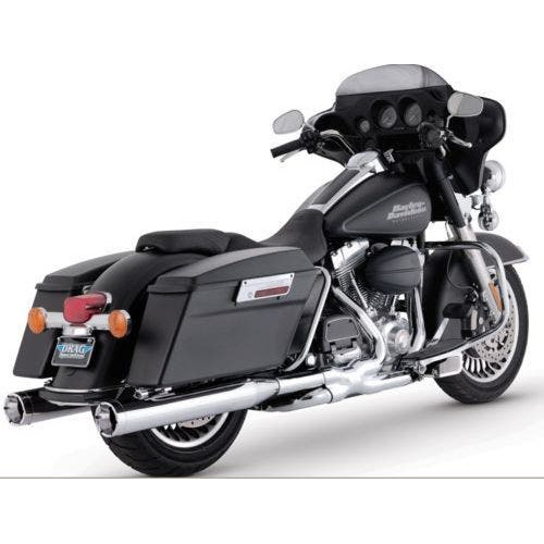 PartzBiz HD: 4400878-Vance & Hines Monster Round Slip Ons for 95-14 Harley FLH | 16773
