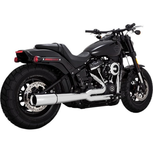 PartzBiz HD: 4400826-Vance & Hines 17387 Chrome Pro Pipe 2 into 1 Exhaust for Harley Softail 18-22 | 17387 PartzBiz HD: 4400826-Vance & Hines 17387 Chrome Pro Pipe 2 into 1 Exhaust for Harley Softail 18-22 | 17387