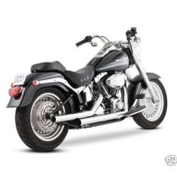 PartzBiz HD VH-17817 - Vance & Hines Chrome Straightshots Exhaust for 86-11 Harley Softail FXST FLST | 17817 PartzBiz HD VH-17817 - Vance & Hines Chrome Straightshots Exhaust for 86-11 Harley Softail FXST FLST | 17817
