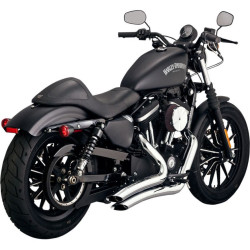 PartzBiz HD VH-26067 - Vance & Hines 26067 Chrome Big Radius 2 into 2 Exhaust 14-19 Harley Sportster XL 26067 Custom Harley Chopper Bike Performance Muffler Headers Aftermarket Power Loud 2.5" 2-1/2 Inch Pipes 26067 VH0111 18001656 1800-1656 PartzBiz HD VH-26067 - Vance & Hines 26067 Chrome Big Radius 2 into 2 Exhaust 14-19 Harley Sportster XL 26067 Custom Harley Chopper Bike Performance Muffler Headers Aftermarket Power Loud 2.5" 2-1/2 Inch Pipes 26067 VH0111 18001656 1800-1656