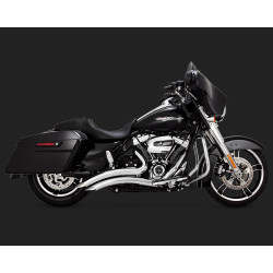 PartzBiz HD VH-26073 - Vance & Hines 26073 Chrome Big Radius 2 into 2 Exhaust 17-Up Harley Touring M8 PartzBiz HD VH-26073 - Vance & Hines 26073 Chrome Big Radius 2 into 2 Exhaust 17-Up Harley Touring M8