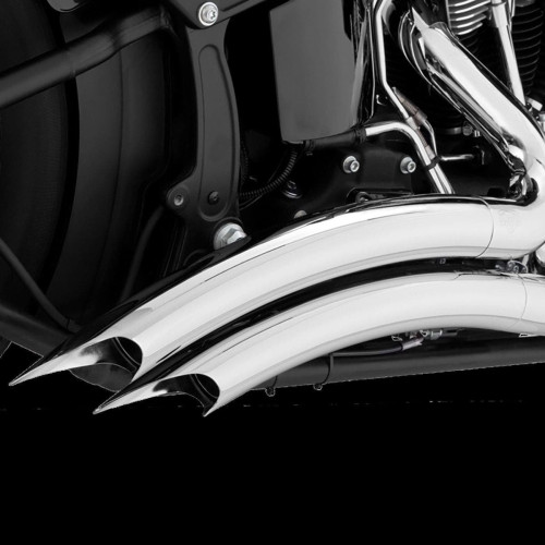PartzBiz HD: 4400804-Vance & Hines 26369 49 State Chrome Big Radius Exhaust for Harley Softail 00-17 | 26369