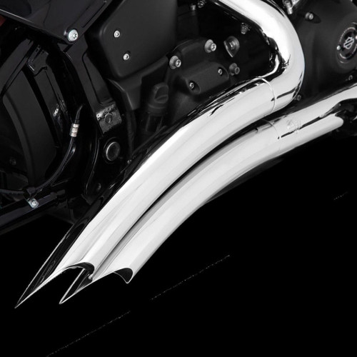 PartzBiz HD: 4400805-Vance & Hines 26377 49 State Chrome Big Radius Exhaust for Harley M8 Softail 18-22 | 26377 PartzBiz HD: 4400805-Vance & Hines 26377 49 State Chrome Big Radius Exhaust for Harley M8 Softail 18-22 | 26377