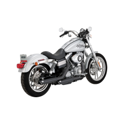 PartzBiz HD VH-46838 - Vance & Hines 3" Round Twin Slash Slip-On Black Mufflers 4 Harley 91-09 FXD Models | 46838 PartzBiz HD VH-46838 - Vance & Hines 3" Round Twin Slash Slip-On Black Mufflers 4 Harley 91-09 FXD Models | 46838