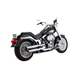 PartzBiz HD VH-16844 - Vance & Hines 3" Round Twin Slash Slip-On Chrome Mufflers 4 Harley 07-09 FLSTF/B FXSTD | 16844 PartzBiz HD VH-16844 - Vance & Hines 3" Round Twin Slash Slip-On Chrome Mufflers 4 Harley 07-09 FLSTF/B FXSTD | 16844