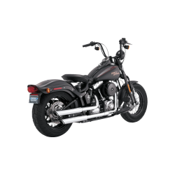 PartzBiz HD VH-16842 - Vance & Hines 3" Round Twin Slash Slip-On Chrome Mufflers 4 Harley 07-09 FLSTN/FLSTSB | 16842 PartzBiz HD VH-16842 - Vance & Hines 3" Round Twin Slash Slip-On Chrome Mufflers 4 Harley 07-09 FLSTN/FLSTSB | 16842