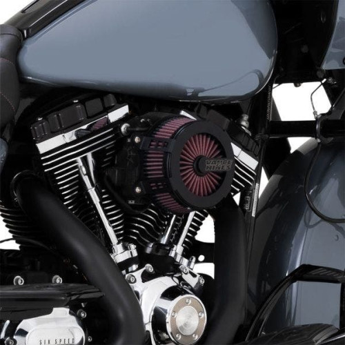 PartzBiz HD: 4400821-Vance & Hines 40365 สีดำ VO2 Cage Fighter Air Intake Harley Twin Cam TBW 08-17 | 40365