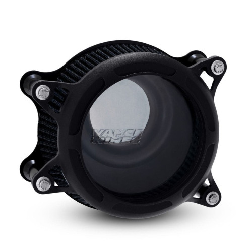 PartzBiz HD: 4400790-Vance & Hines 41033 Wrinkle Black VO2 Insight เครื่องฟอกอากาศ Harley Twin Cam 00-17 | 41073