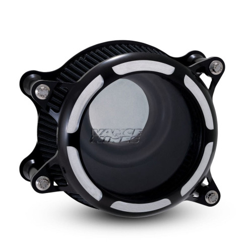 PartzBiz HD: 4400760-Vance & Hines 41091 Black Contrast VO2 Insight เครื่องฟอกอากาศ Harley XL Sportster | 41091