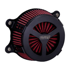 PartzBiz HD VH-41450 - Vance & Hines 41450 สีดำ VO2 Radiant III เครื่องฟอกอากาศ Harley Big Twin Cam TBW FLH | 41450